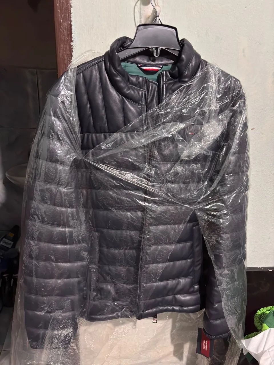 Jaqueta tommy Hilfiger puffer acolchoada azul - Foto 2