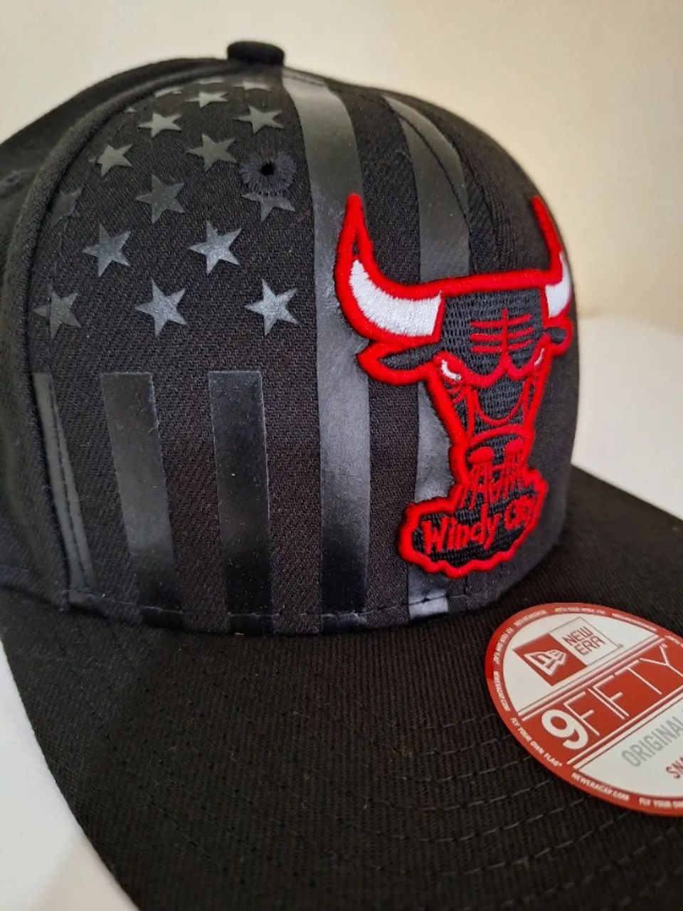 Boné New Era Aba Reta NBA Chicago Bulls Original - Foto 5