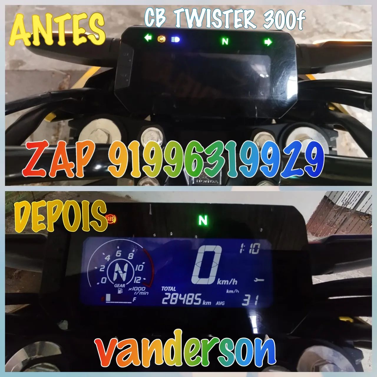 Painel de moto  - Foto 2