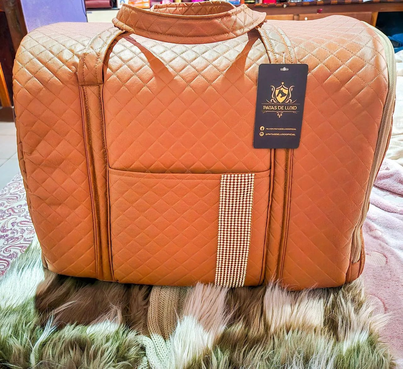 Bolsa Transporte Pet (Marron) e Cadeirinha Pet (Preta) # VENDO Juntas ou separadas