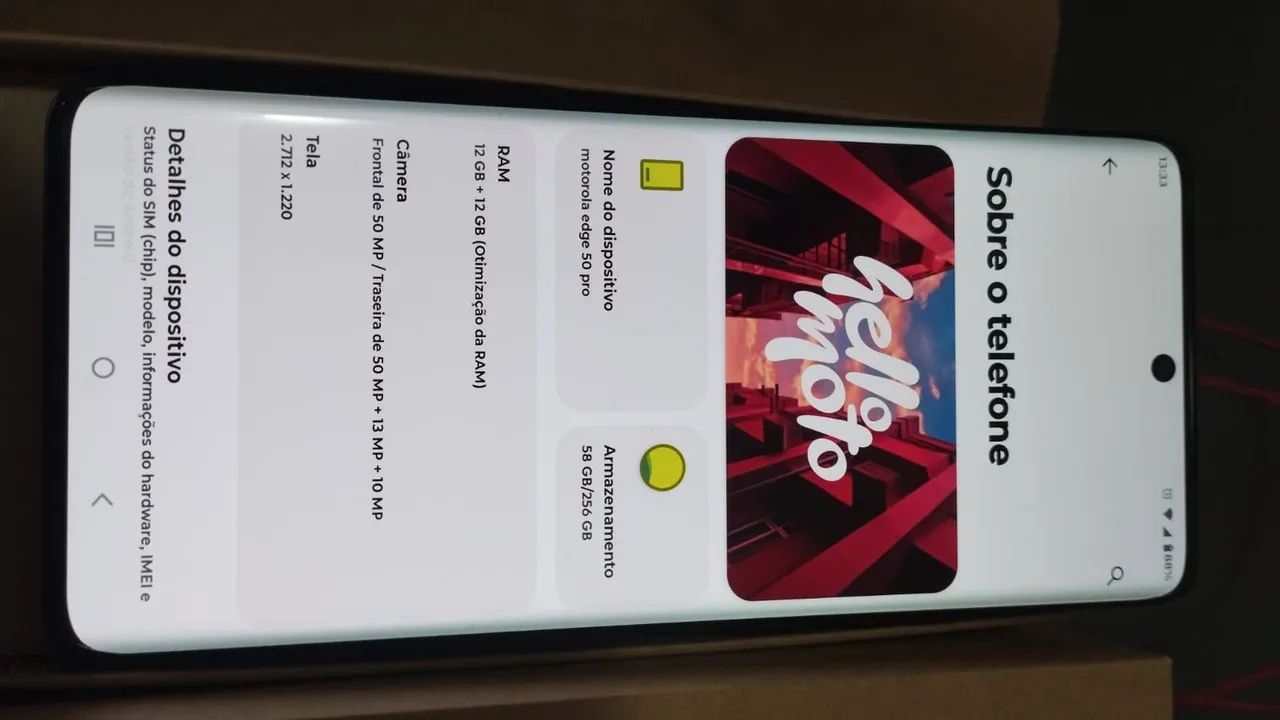 MOTOROLA MOTO EDGE 50 PRO 24GB 256GB ZERADO - Foto 5