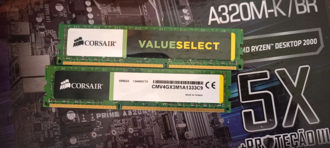 8gb de ram 1333 MHz 2 pentes de 4gb *LEIA* - Foto 2