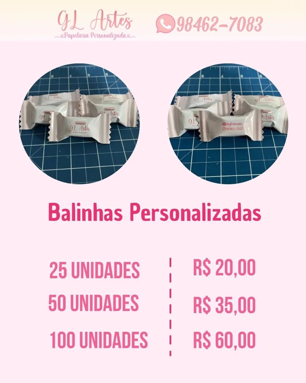 Balinhas Personalizadas - Qualidade e Acabamento que Encantam
