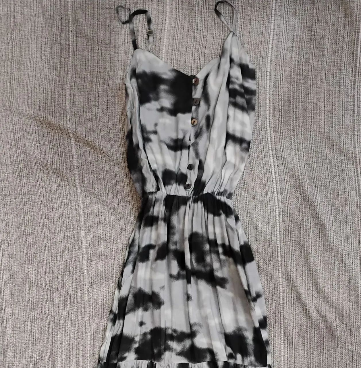 Vestido  Preto e Branco