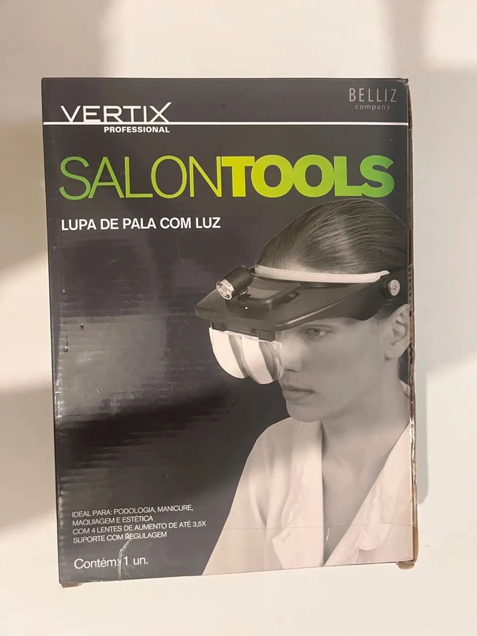 Lupa de Pala com Luz para Podologia e Estética