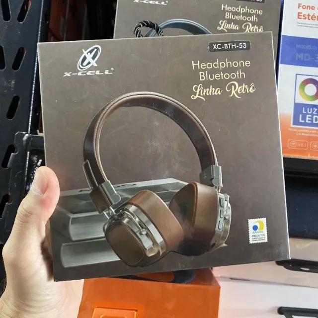 Headphone Bluetooth X-Cell XC-BTH-53 - Linha Retrô (Novo e Lacrado