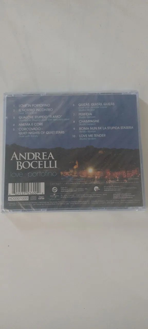 CD Andrea Bocelli / Love in Portofino - Foto 2