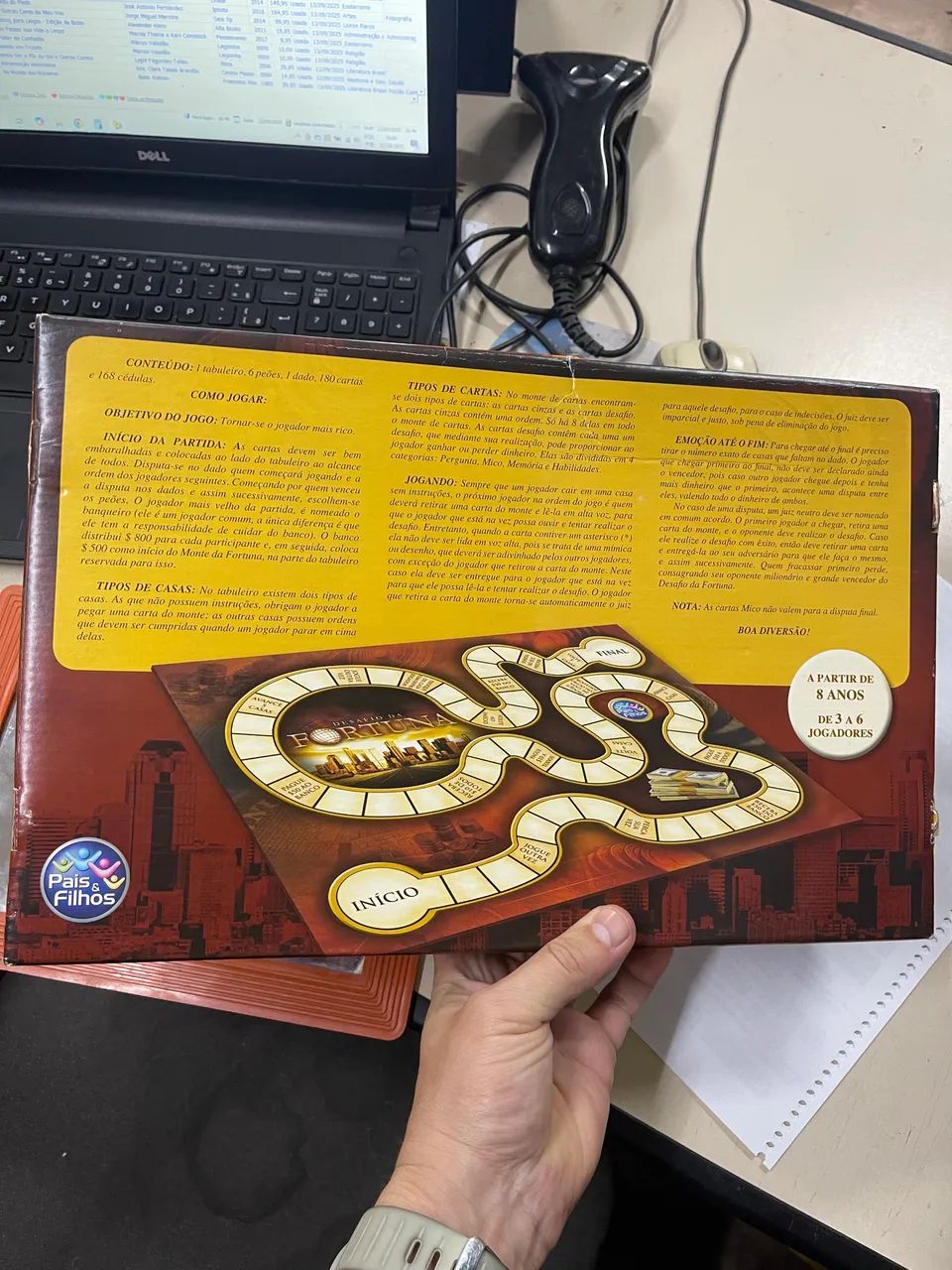 Jogo desafio da fortuna país e filhos - Foto 2