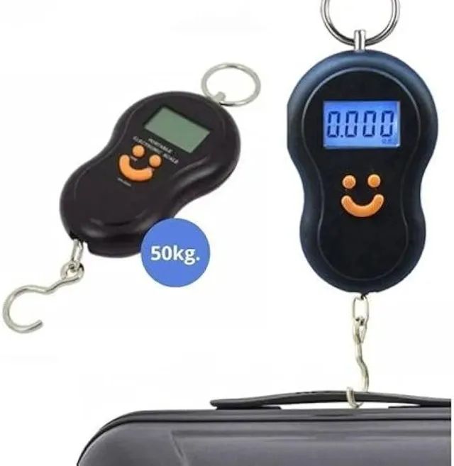 Balança mão 50Kg Gancho HU52806 diversas cores 