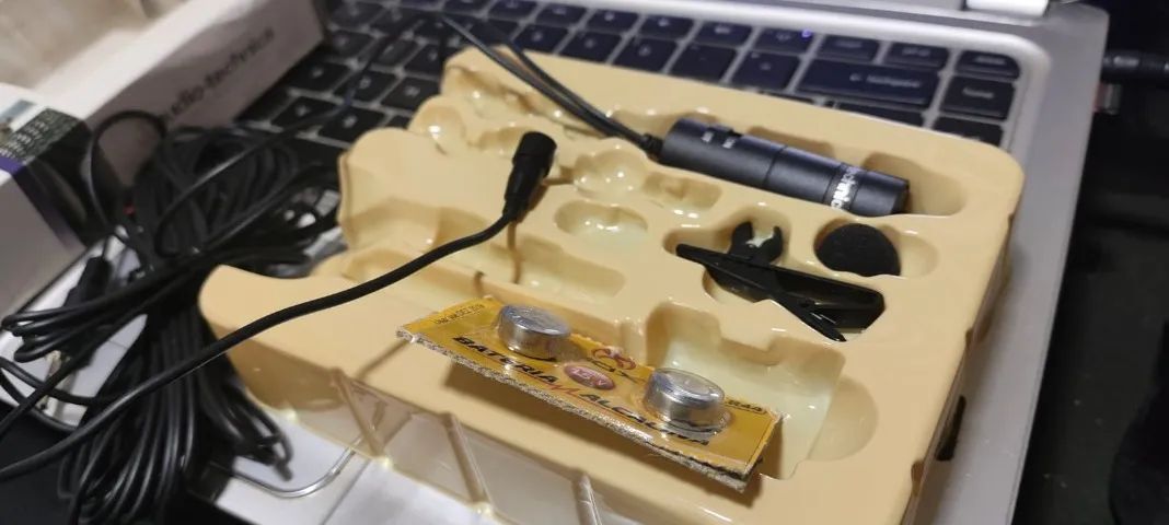 Microfone Lapela Audio-technica Para Entrevistas - Foto 3