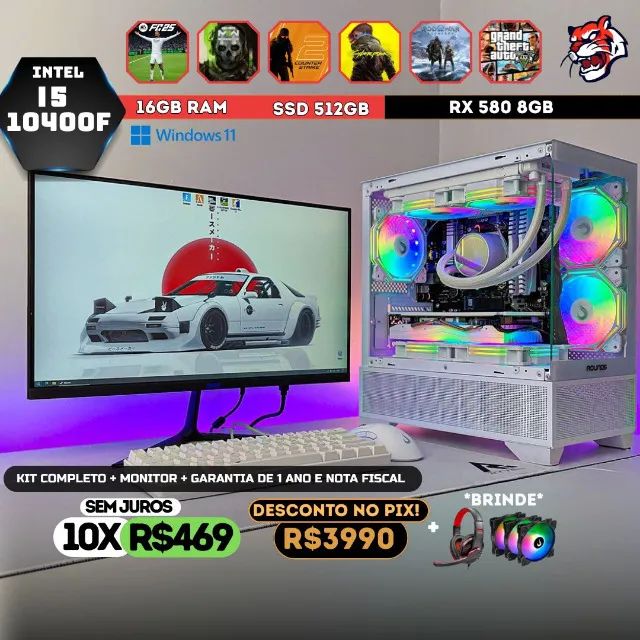 CPU GAMER  COMPLETA INTEL CORE I5 10400F 