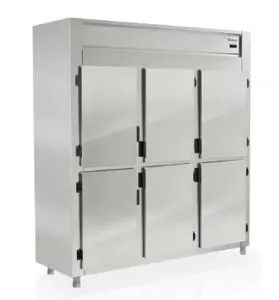 R1 Mini câmara geladeira comercial 1550lts 6 portas Gelopar