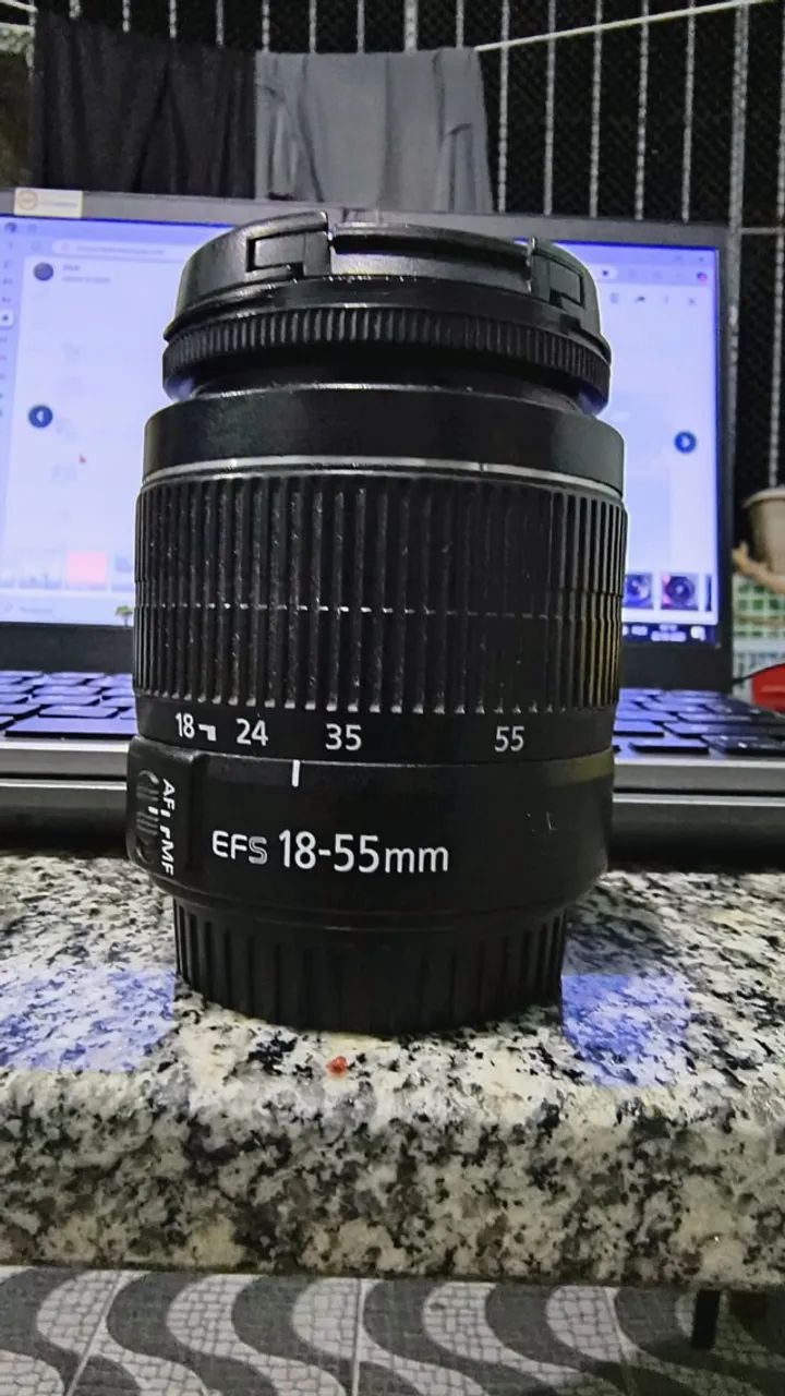 Lente Canon 18-55 mm usada - Foto 2