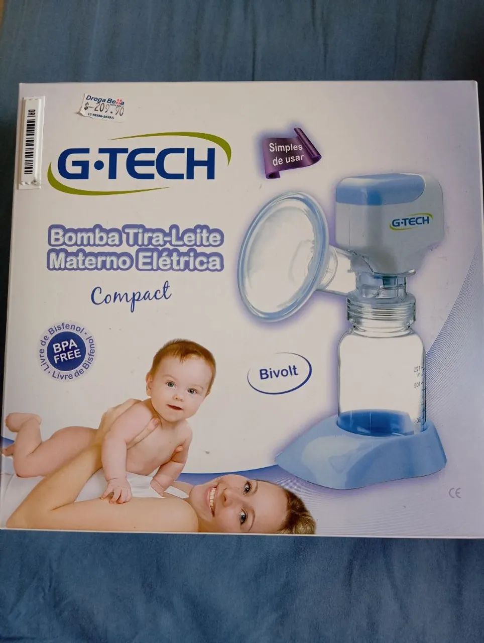 Extrator de Leite Materno Elétrico Compact G-Tech