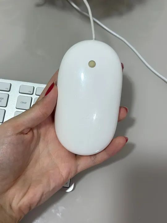 Mouse e Teclado Apple com Fio - Foto 3