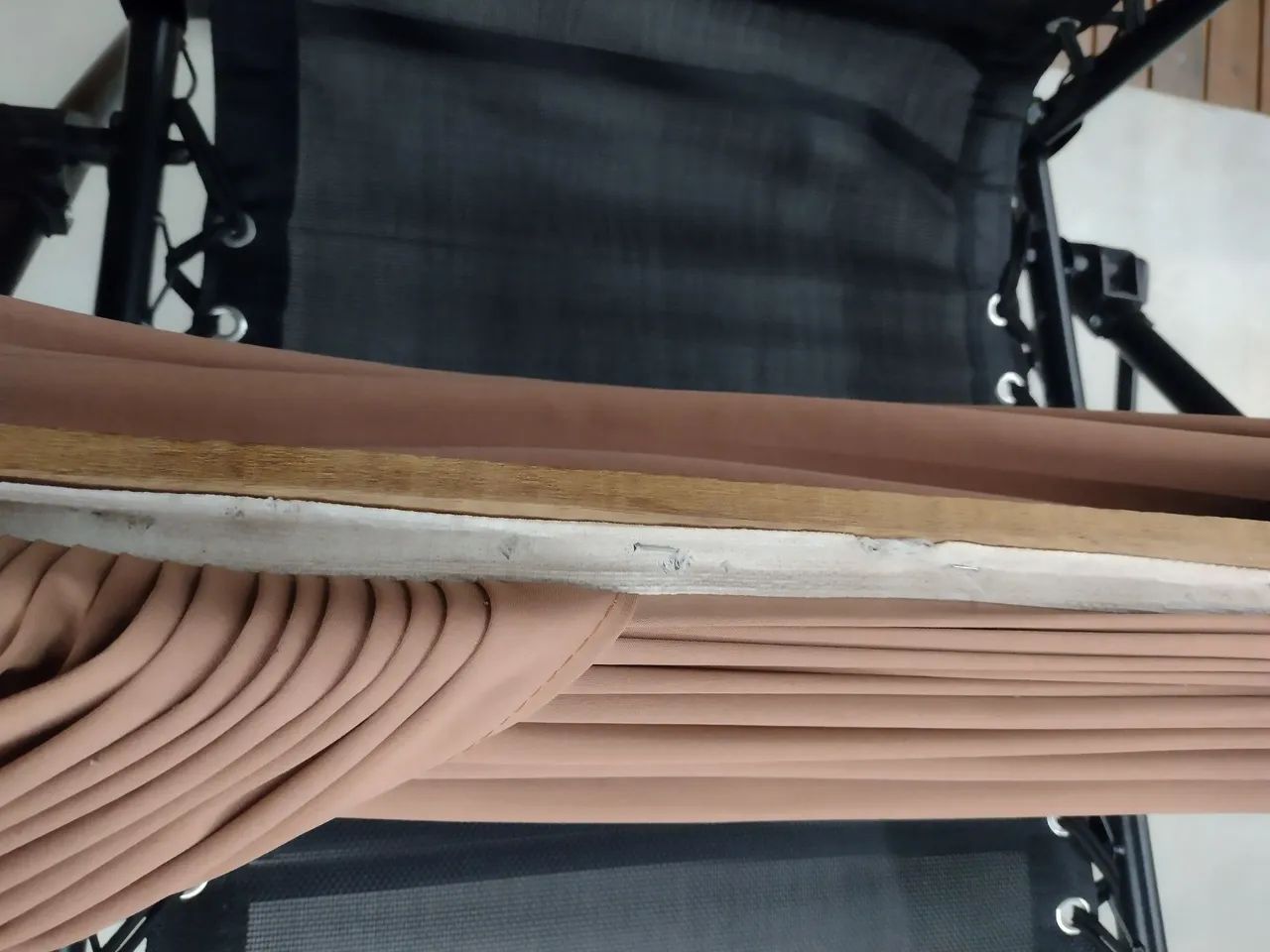 Bandô em malha marrom 2,47 m - Foto 4