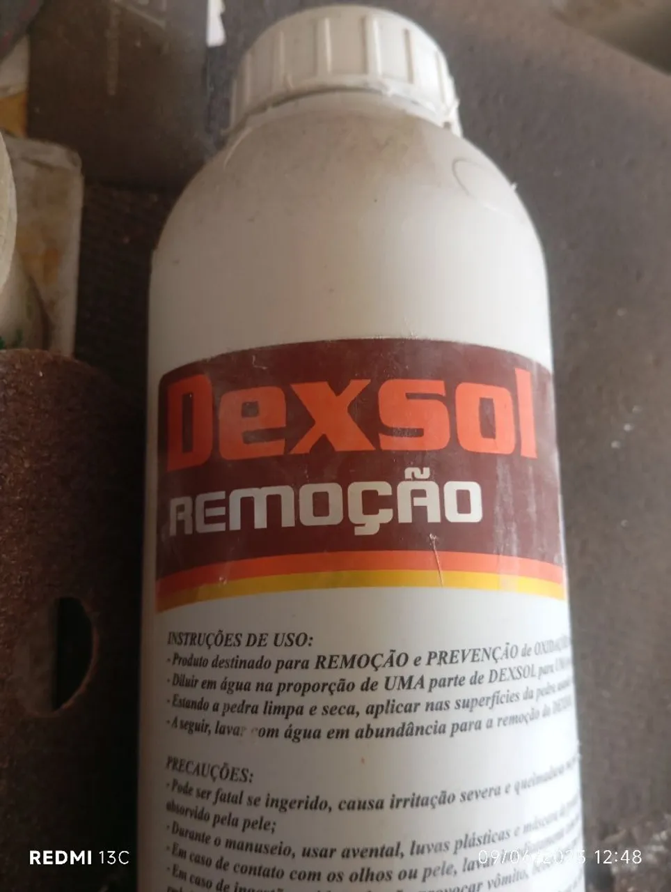 Dexsol Remoção - Removedor de Óxido limpa piso