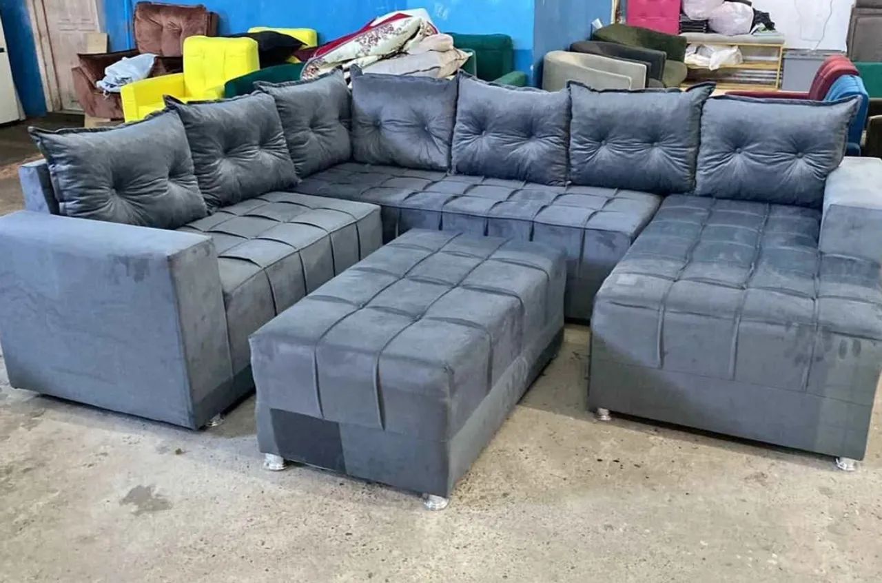 Sofá de Canto Modular - Conforto e Estilo.  GRANDE CHAYSE 1650 