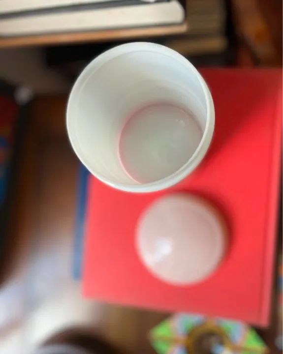 Potiche Francês em Opalina  - Foto 2