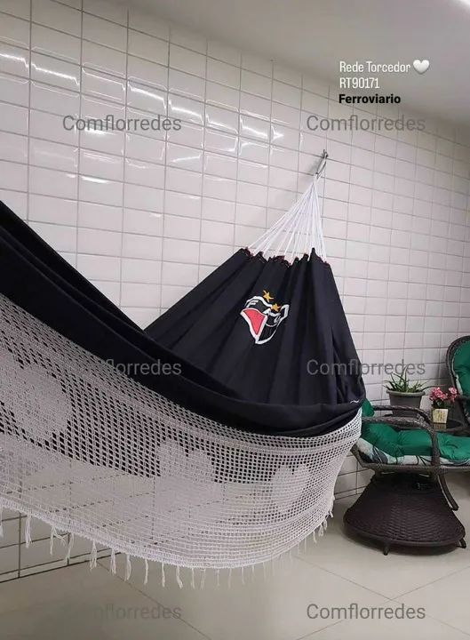 Rede De Dormir Torcedor - Vários Times/ Entrega Grátis  - Foto 5