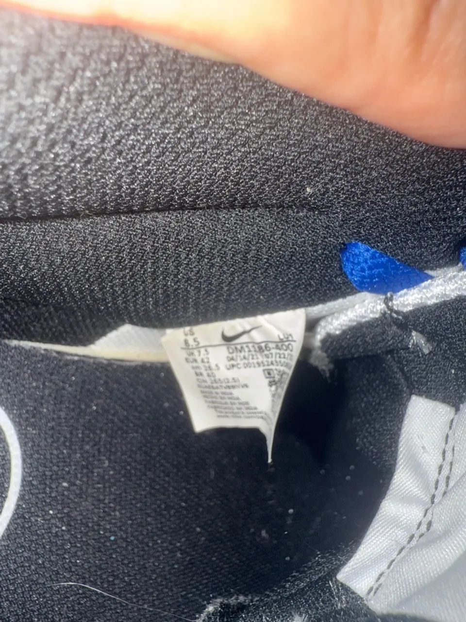 Tênis Nike Azul e Branco - Foto 4