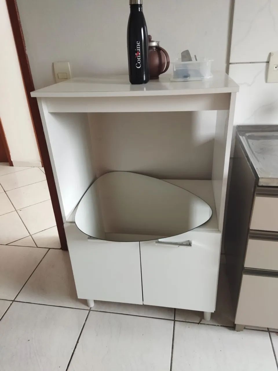 Armário suporte forno e microondas 