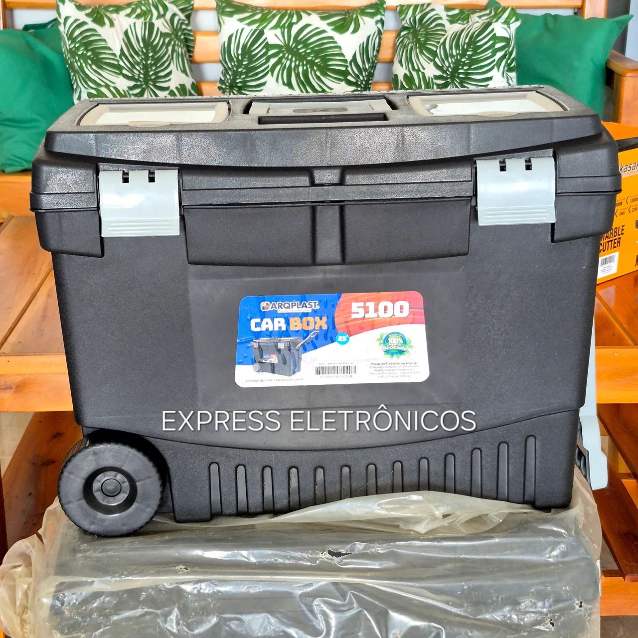 CAIXA DE FERRAMENTAS SUPER PRO GRANDE PROFISSIONAL REFORÇADA COM RODAS ...