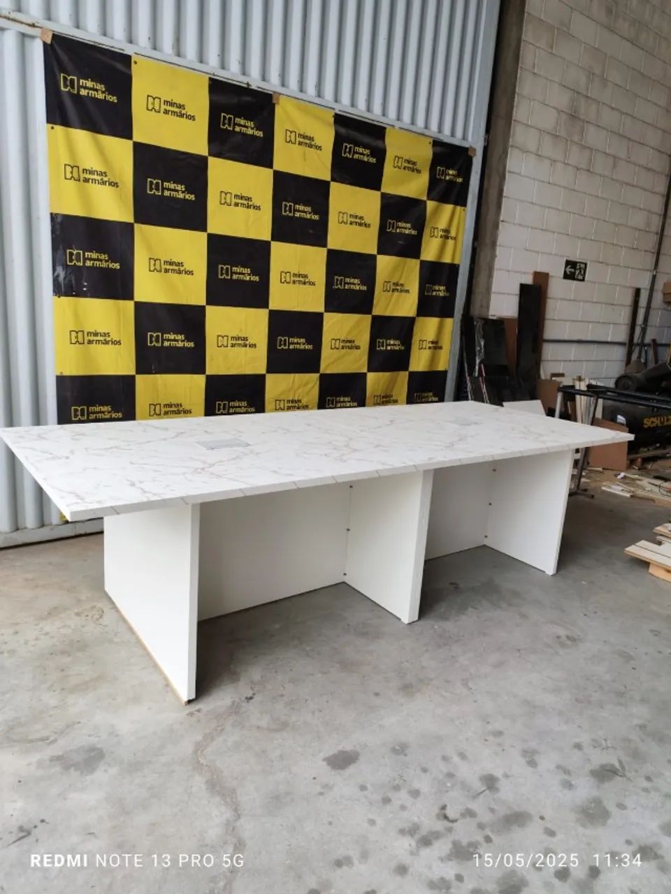 Mesa reunião MDF 30mm Fabricamos sob encomenda 