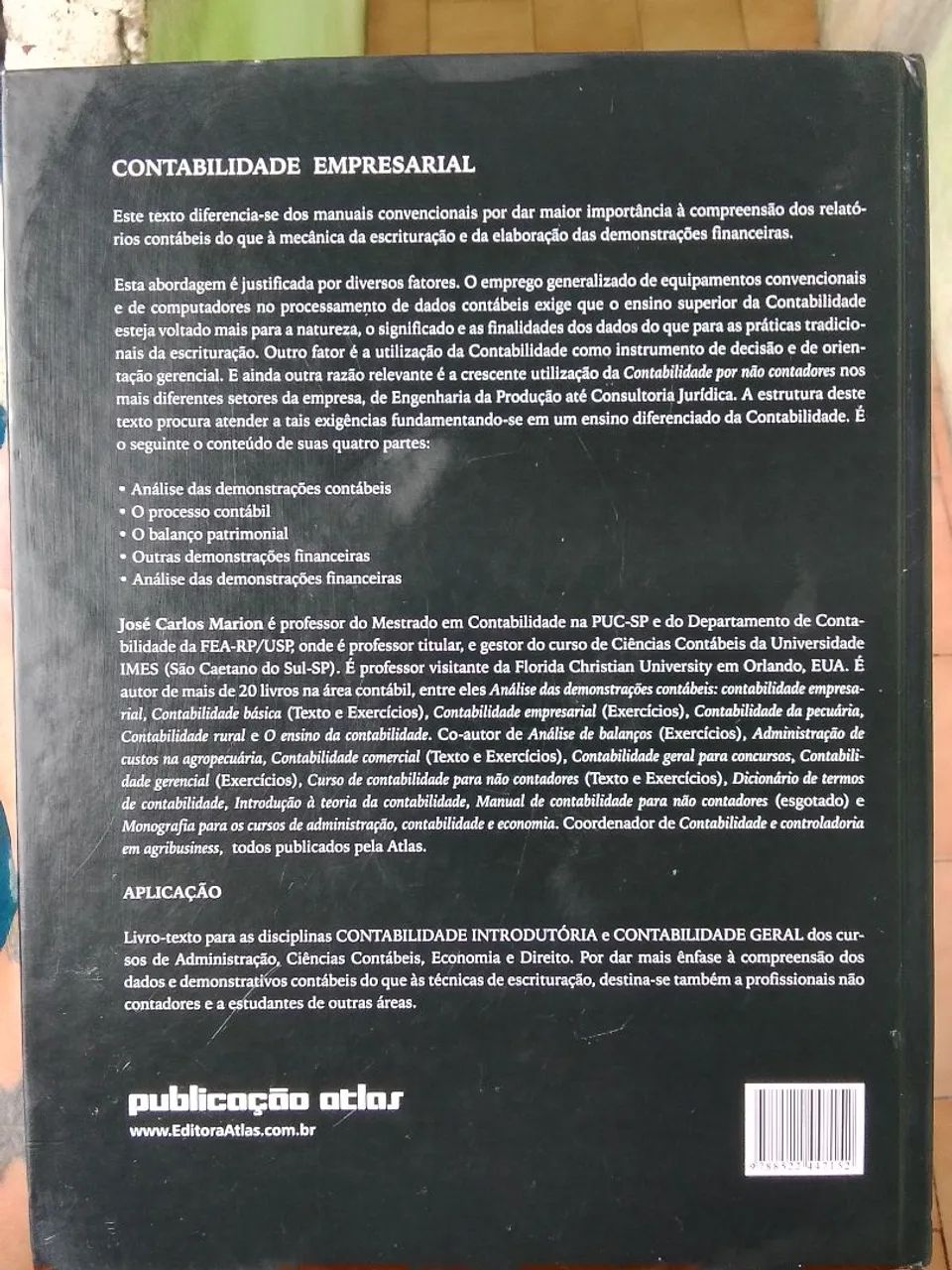 Livro Contabilidade Empresarial - 13ª Edição - José Carlos Marion - Foto 2
