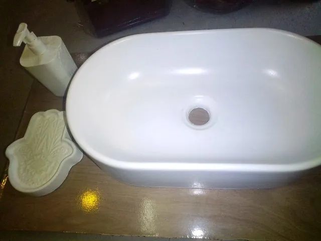 CUBA / PIA BRANCA OVAL ( LAVABO, BANHEIRO) - Foto 4