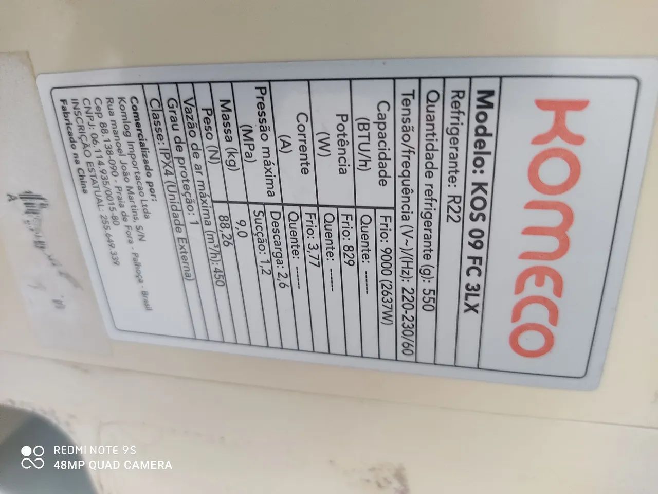 Ar Condicionado 9000 BTUs instalação com material incluso  - Foto 5