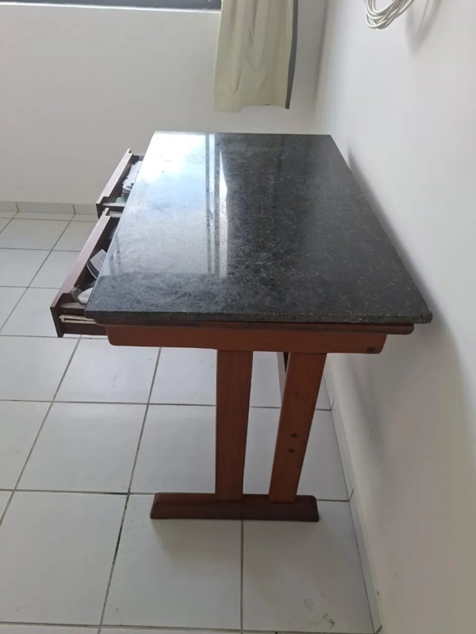 Mesa Para Computador - Madeira de Lei - IPÊ - Foto 2