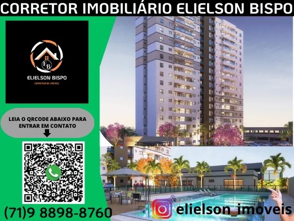 Apartamento LANÇAMENTO 2 e 3/4 com suite e varanda 56 a 64 m² - PATAMARES
