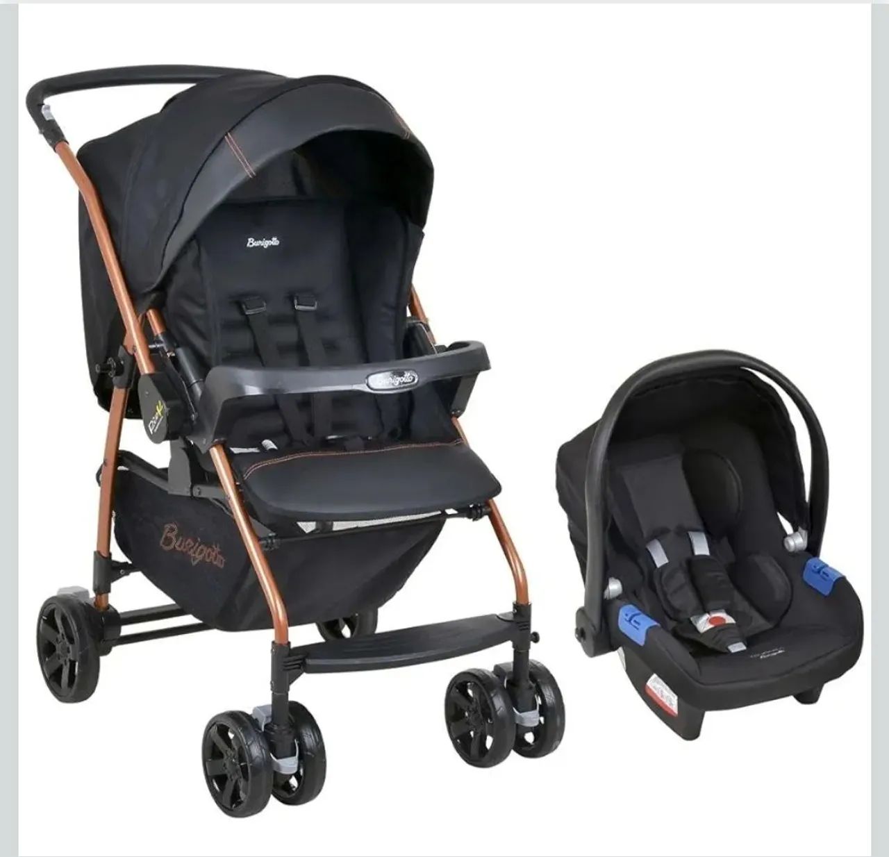 Carrinho de bebê + bebê conforto 