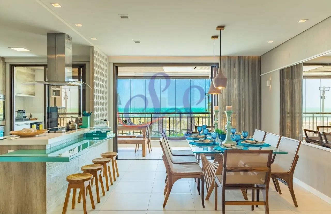 Apartamento de alto padrão com vista deslumbrante para o mar  Porto das Dunas - Foto 4