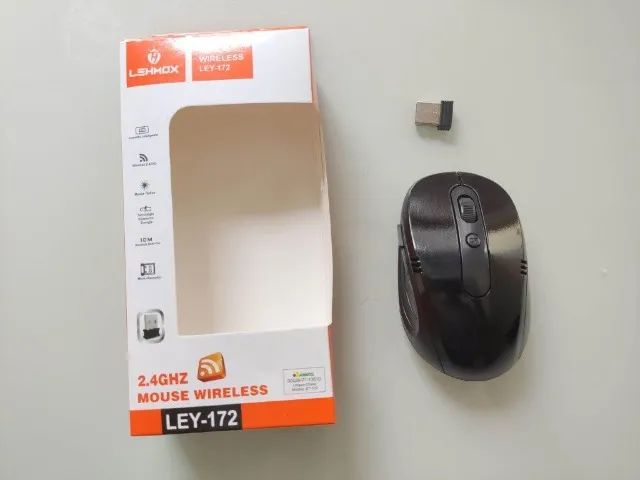 Mouse Sem Fio DPI Ajustável + Botões Extras