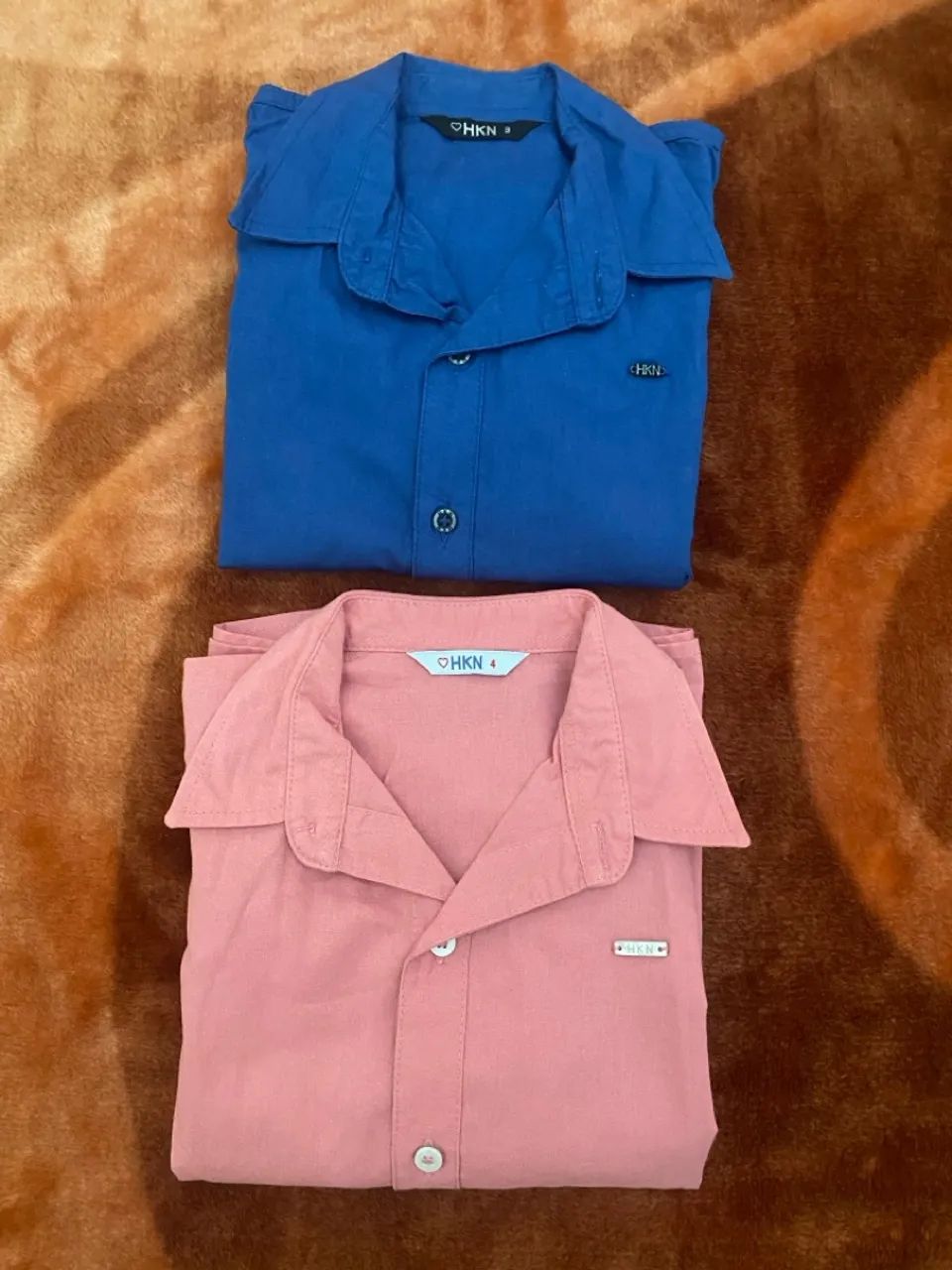 Camisas HKN Infantil - Azul e Rosa
