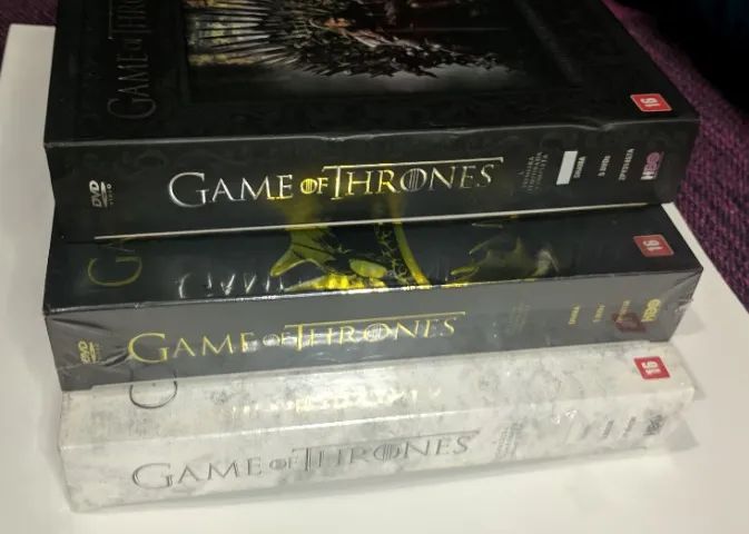 Coleção de DVDs Game of Thrones - 1a, 2a e 3a temporadas
