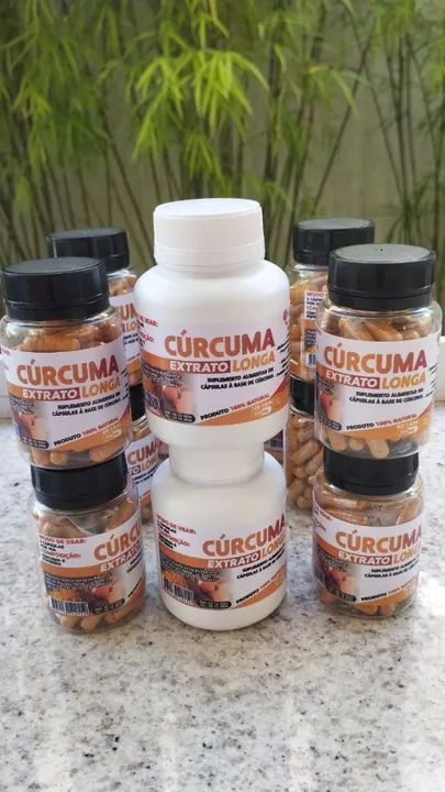 Cúrcuma/Açafrão em cápsulas - 100% Natural