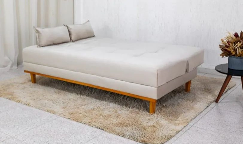 Sofá Cama Madrid 1,82 Linho Novo varios modelos - Foto 2