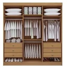 Guarda Roupa De Casal Colibri 6 Portas No Chocolate - Foto 2