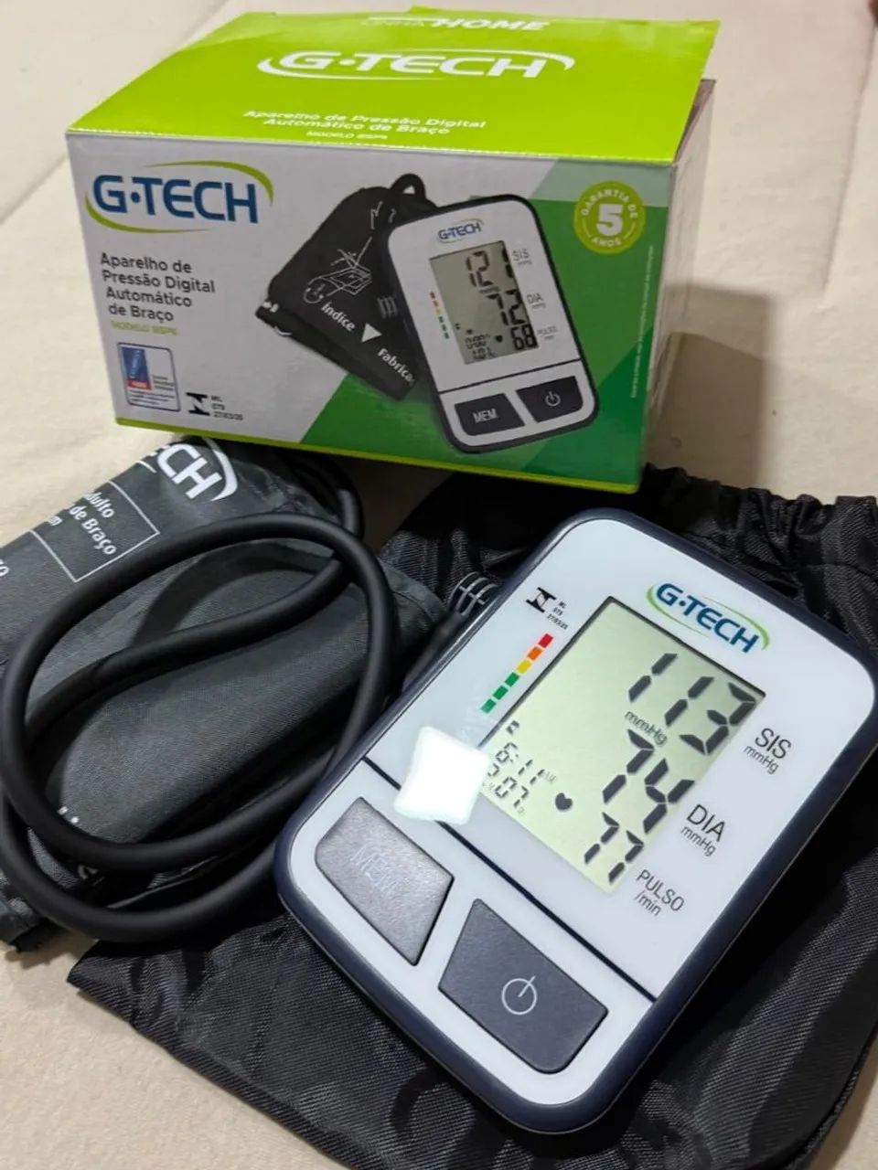 Medidor de Pressão Digital Automático G-Tech - Foto 6