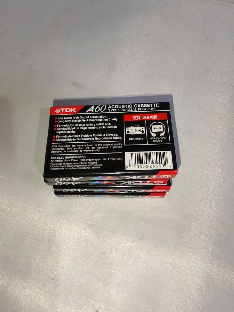 Fitas Cassete TDK A60  - Foto 4