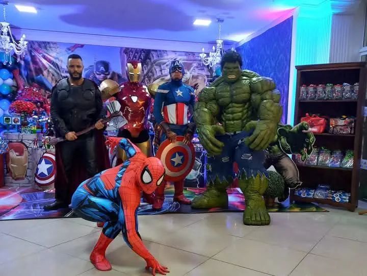 Personagem vivo super heróis  - Foto 5