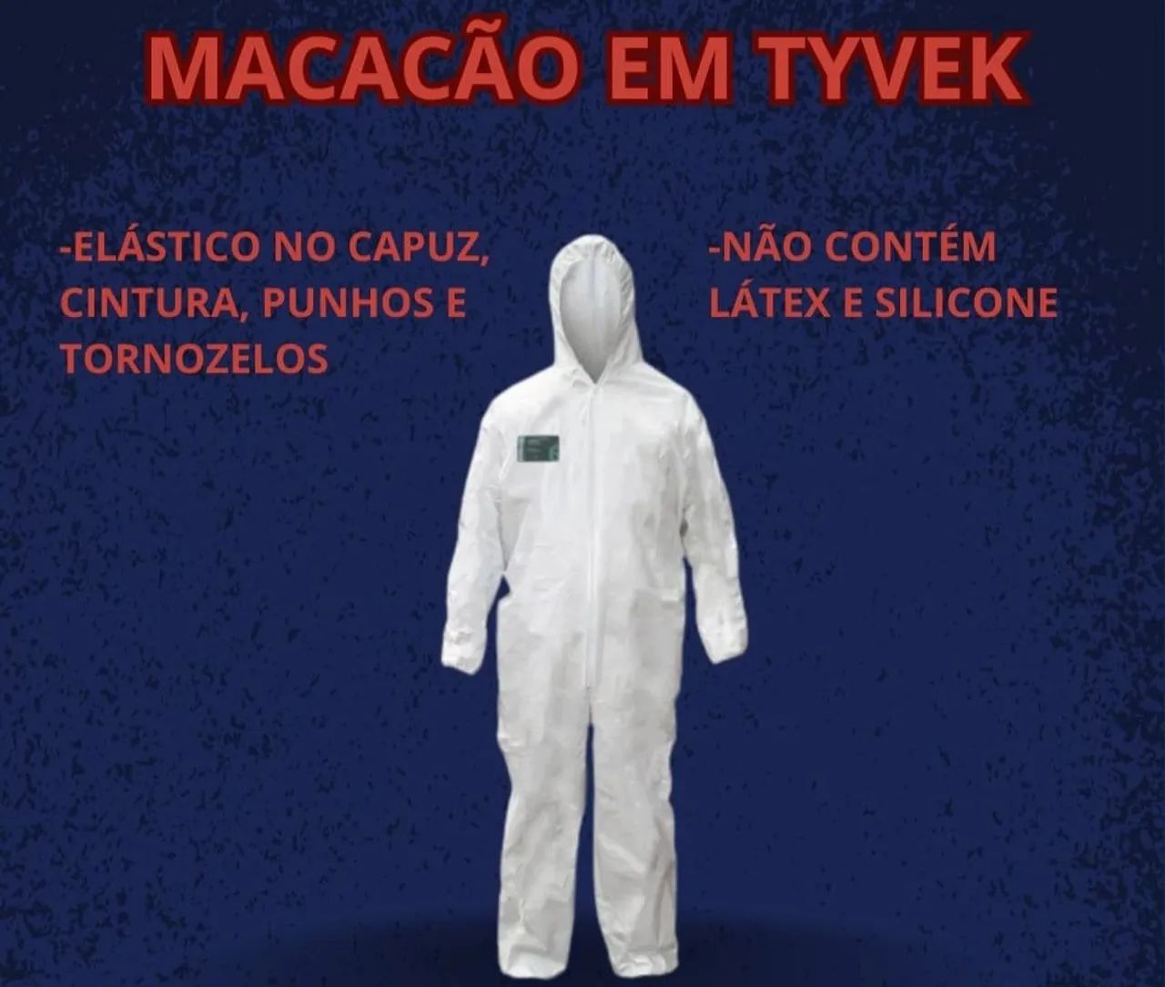 Macacão de Proteção em Tyvek - C.A 39707 