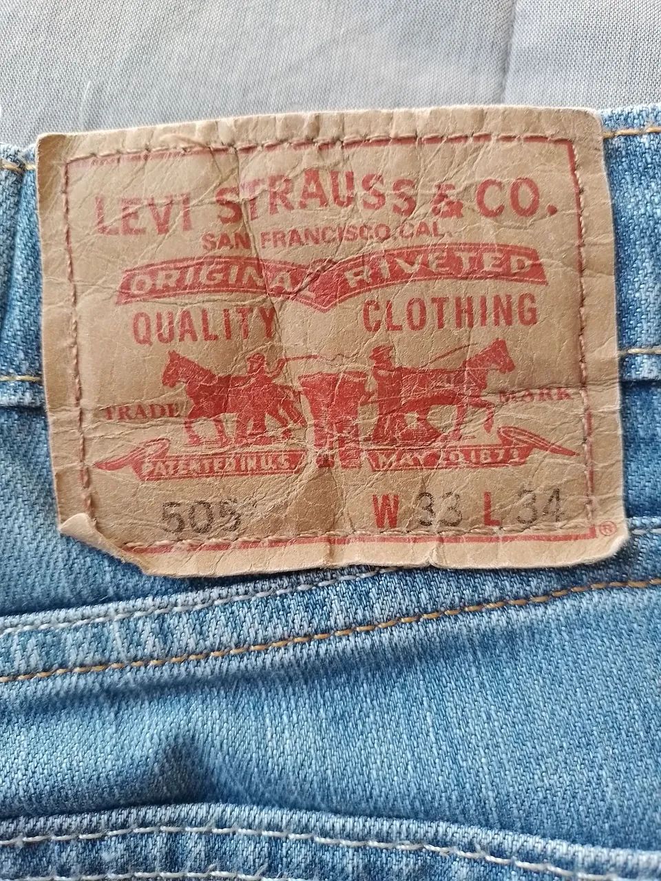 2 Calças Jeans Levi's Original 505/508 - Foto 3