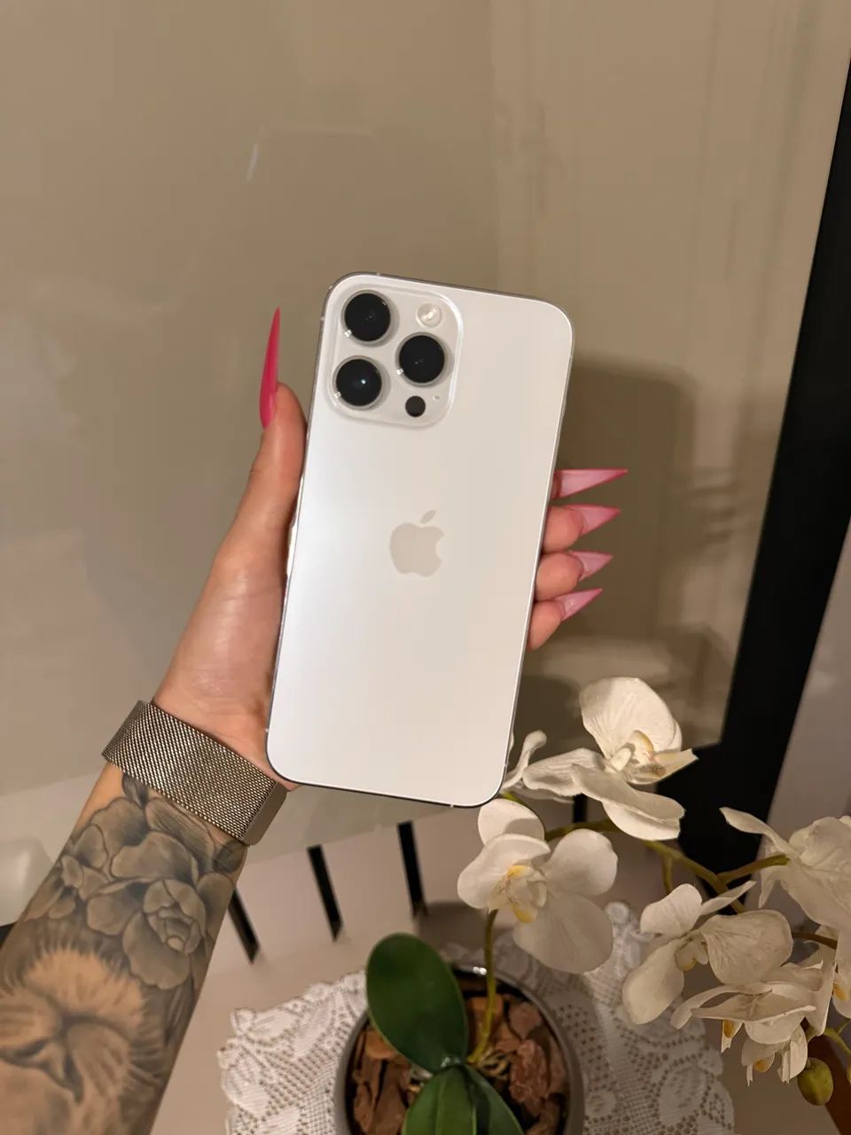 iPhone 14 Pro Max 256gb Branco IMPECÁVEL - Celulares e Smartphones