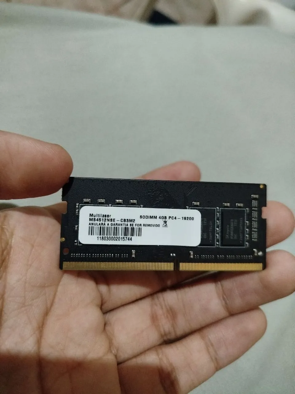 Memória RAM 4GB DDR4 Multilaser