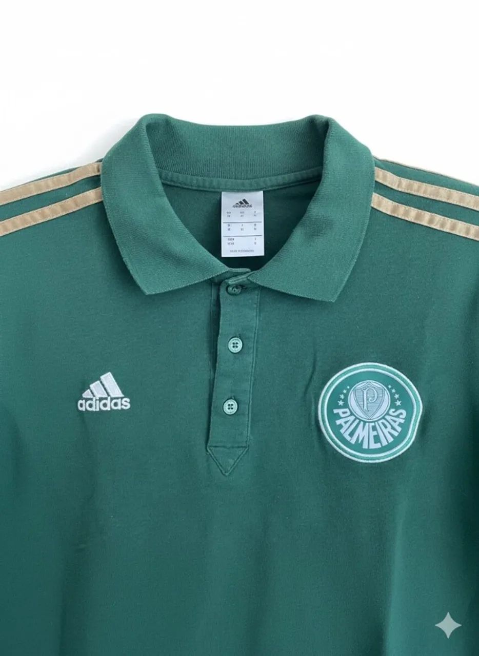 Camisa Polo Palmeiras Viagem 2013 / 2014 - Adidas