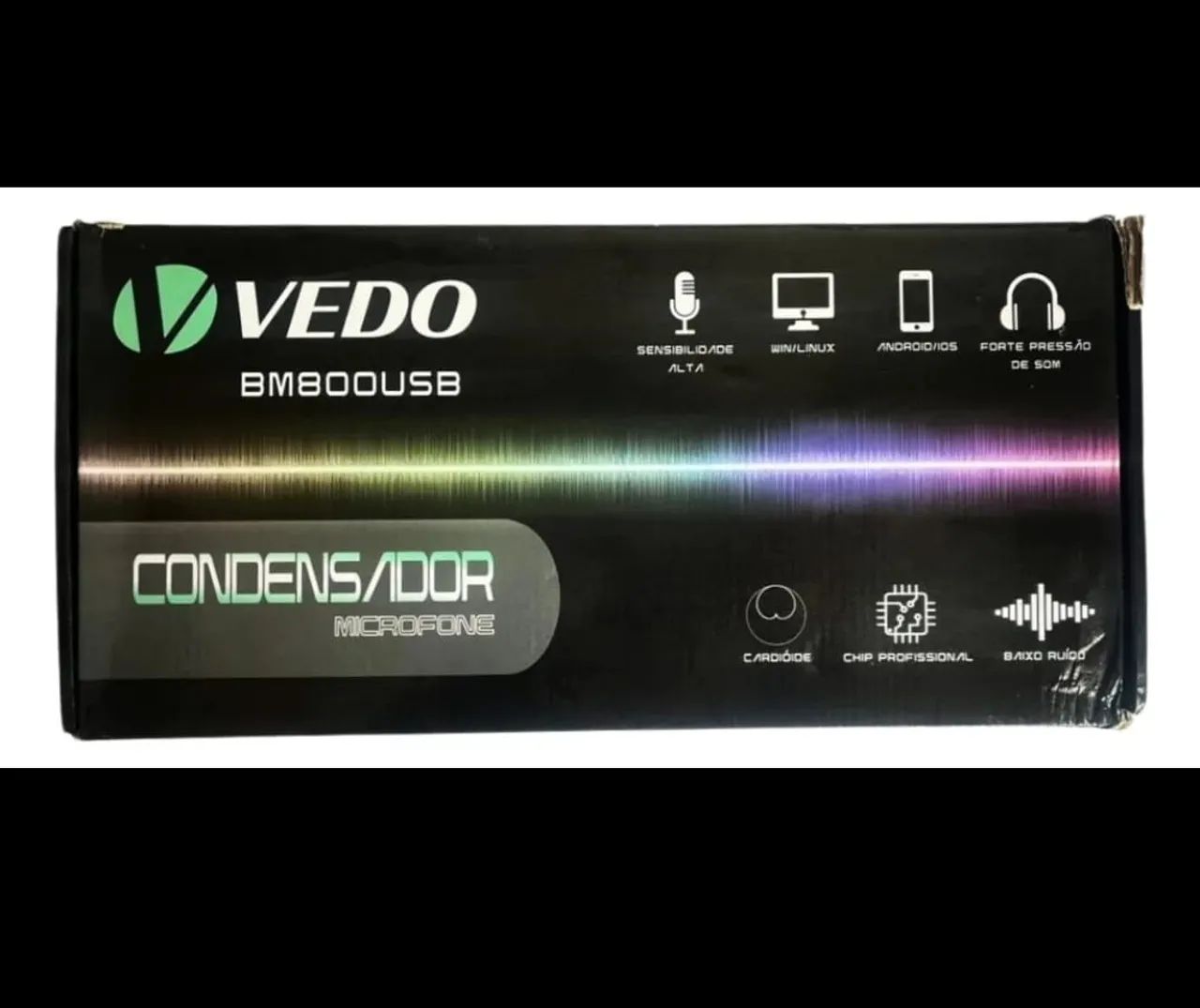 MICROFONE CONDENSADOR PROFISSIONAL  - Foto 2
